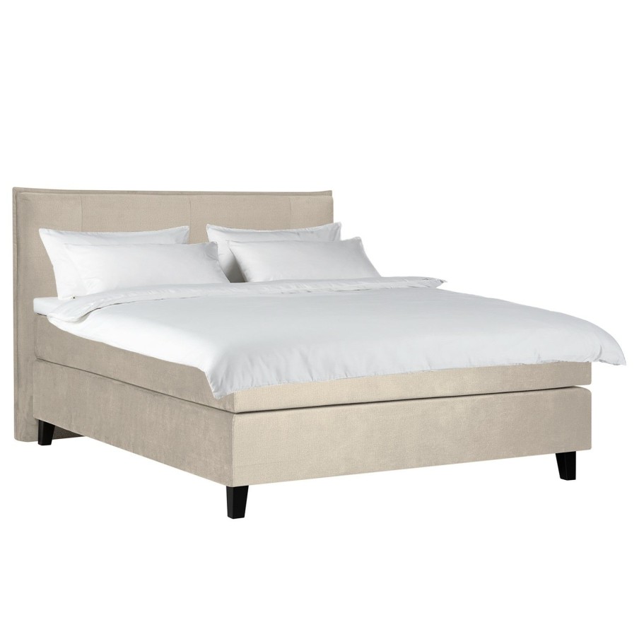 Boxspringbetten * | Loftscape Boxspringbett Langfort Beige 180 X 200Cm