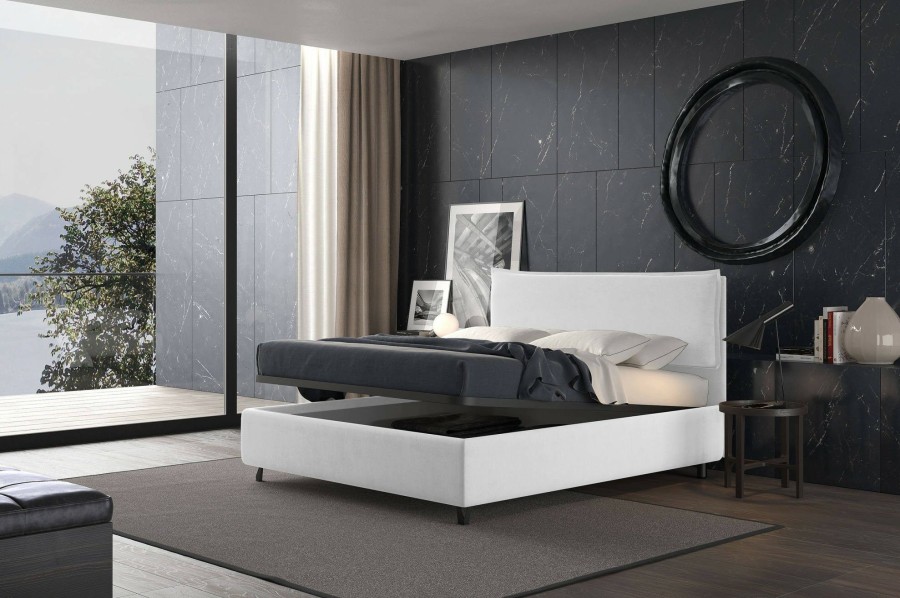 Boxspringbetten * | Talamo Italia Puccini Quadratisches Und