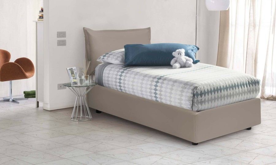 Boxspringbetten * | Talamo Italia Einzelbett Veronica Mit