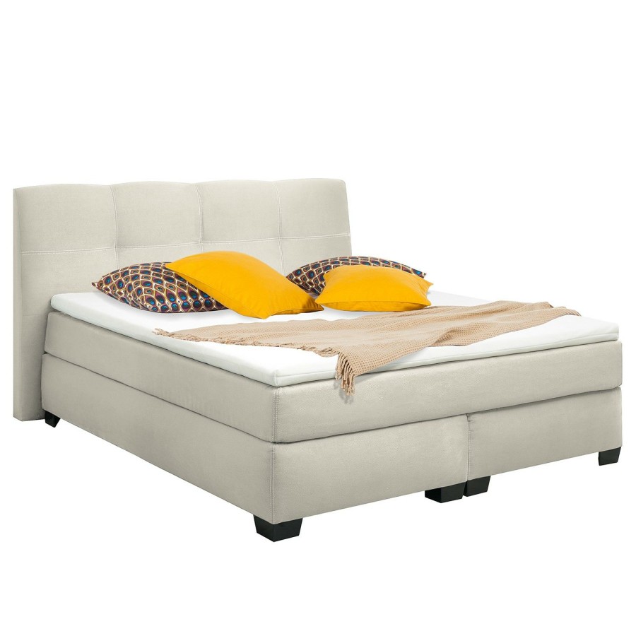 Boxspringbetten * | Loftscape Boxspringbett Orval Creme