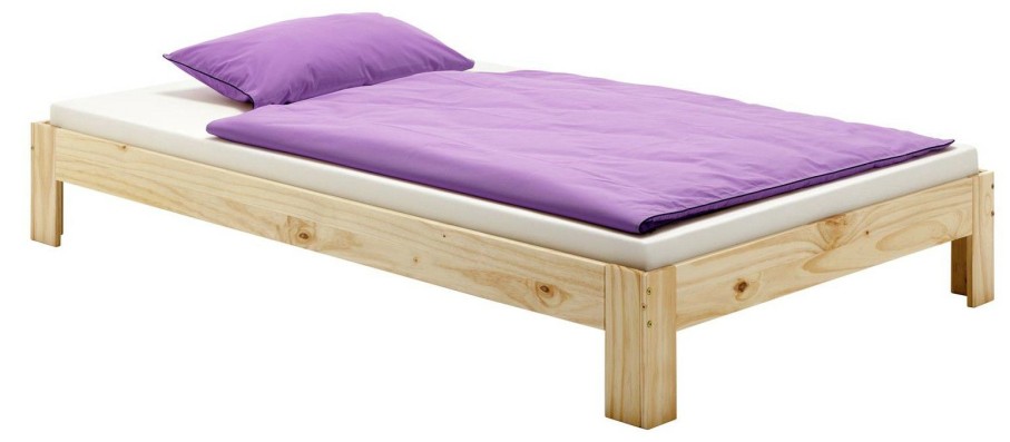 Bettgestelle * | Idimex Futonbett Thomas 140 200 Cm Braun 144 X 204 Cm