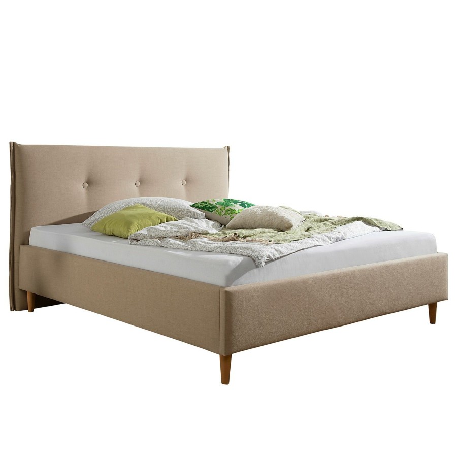 Bettgestelle * | Loftscape Polsterbett Windham Beige 180 X 200Cm