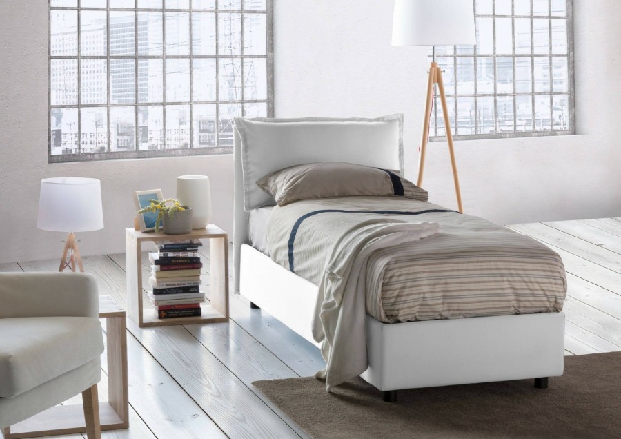 Boxspringbetten * | Talamo Italia Einzelbett Veronica Mit